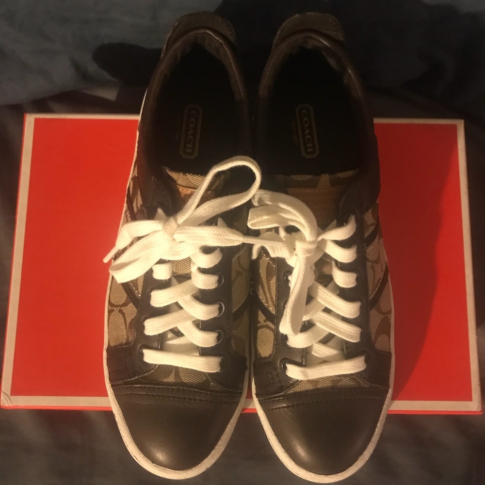 Slightly Used Coach Tennis Shoes!